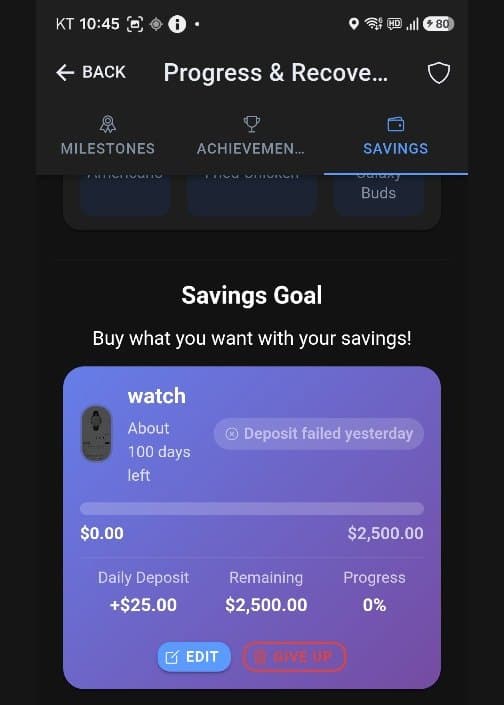 A $2,500 watch, $25 a day